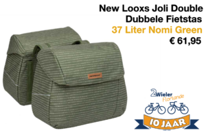 New Looxs Joli Double dubbele fietstas