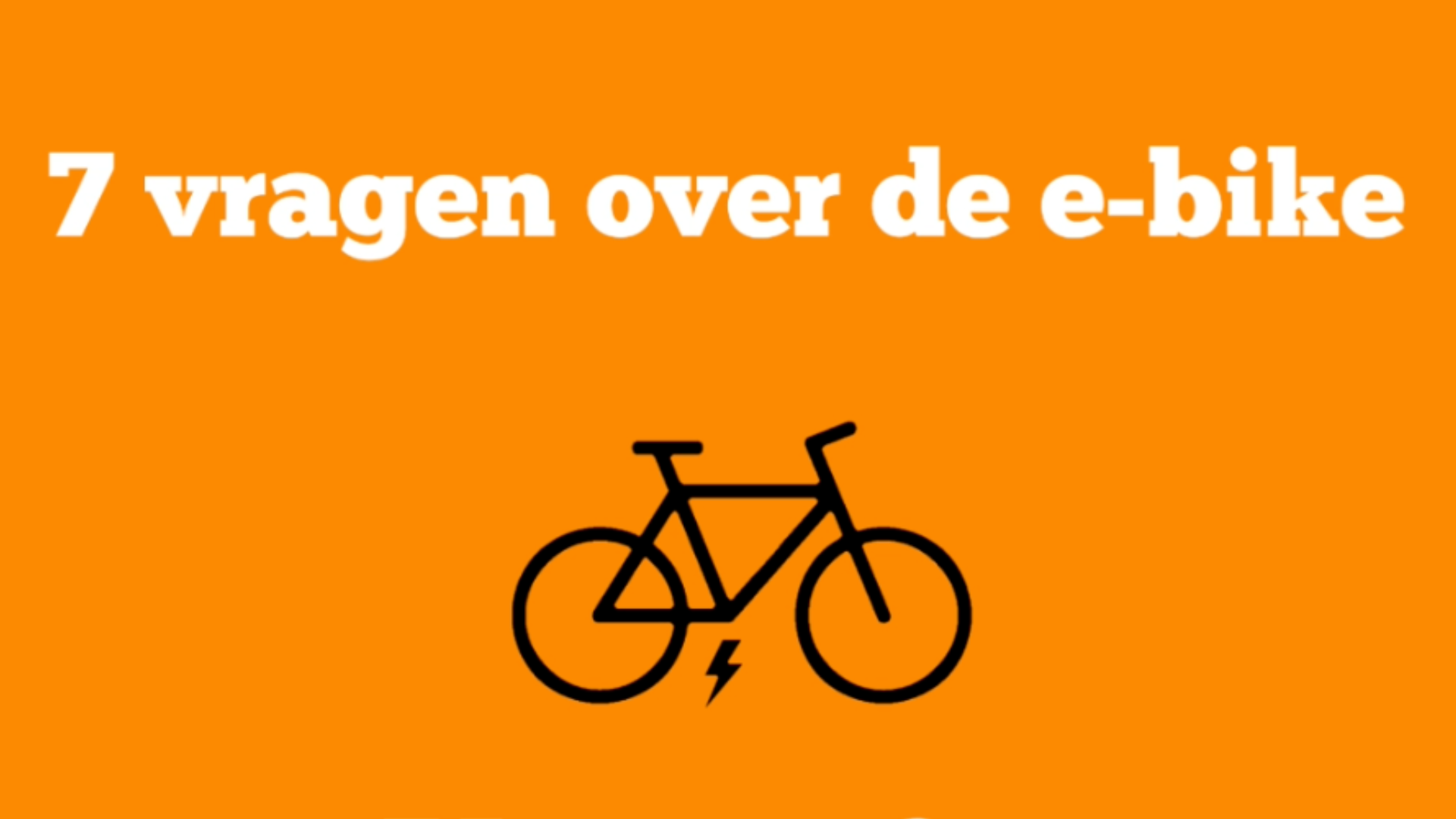 7 vragen over de e-bike